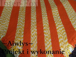 Kwadratowy koc. Projekt i wykonanie - Aiwlys  
