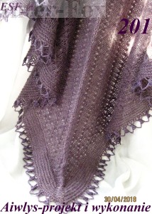 Chusta „Egidia” . Projekt i wykonanie - Aiwlys