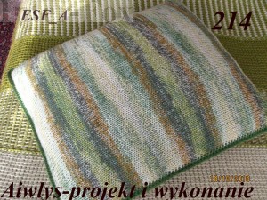 Poduszka.  Projekt i wykonanie - Aiwlys  