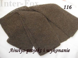 Szalik.  Projekt i wykonanie - Aiwlys