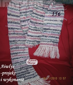 Szalik . Projekt i wykonanie - Aiwlys 