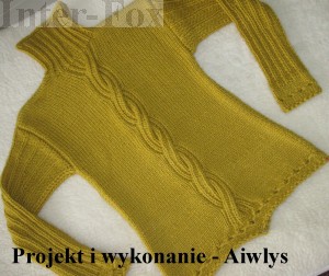 Sweter.  Projekt i wykonanie - Aiwlys   