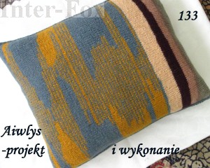 Poduszka.  Projekt i wykonanie - Aiwlys