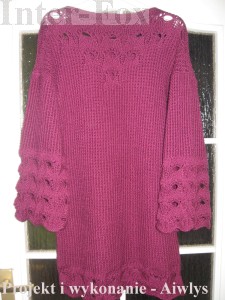 Tunika/ sukienka.  Projekt i wykonanie - Aiwlys  