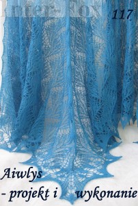 Chusta "Eunika".  Projekt i wykonanie - Aiwlys