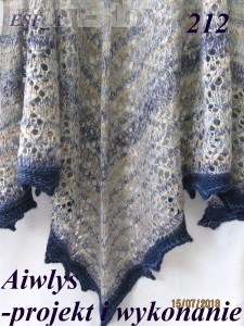 Chusta „Ewelina”   Projekt i wykonanie - Aiwlys