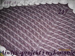 Chusta „Eustazja”   Projekt i wykonanie - Aiwlys 