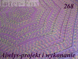 Koc/pled w kształcie koła - 268. praca Aiwlys 