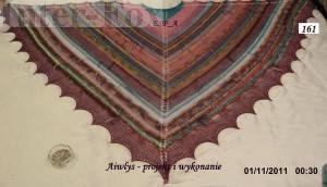 Chusta "Sylwia" . Projekt i wykonanie - Aiwlys  