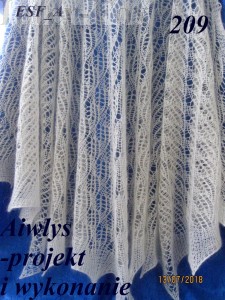 Chusta „Elfryda” Projekt i wykonanie - Aiwlys 