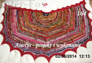 Chusta "Sylwia" . Projekt i wykonanie - Aiwlys