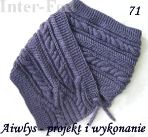 Szalik/komin . Projekt i wykonanie - Aiwlys  (71) 