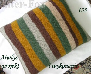 Poduszka.  Projekt i wykonanie - Aiwlys  