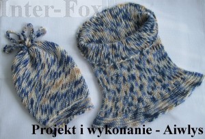 Zimowy komplet. Projekt i wykonanie - Aiwlys