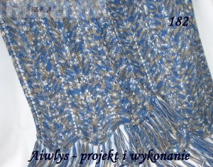 Szal "Chochlik".  Projekt i wykonanie - Aiwlys 