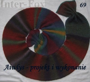 Szalik . Projekt i wykonanie - Aiwlys  (69) 