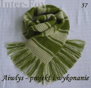 Szalik . Projekt i wykonanie - Aiwlys      