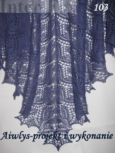 Chusta "Zamiokulkas"  Projekt i wykonanie - Aiwlys