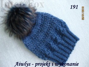 Czapka .  Projekt i wykonanie - Aiwlys 