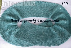 Szalik .  Projekt i wykonanie - Aiwlys   