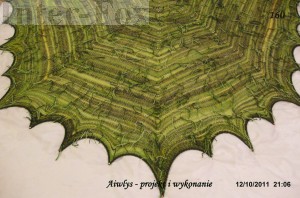 Chusta "Sylwia" . Projekt i wykonanie - Aiwlys   