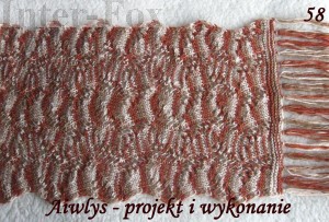 Szalik . Projekt i wykonanie - Aiwlys 