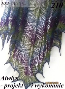 Chusta „Edburga” Projekt i wykonanie - Aiwlys 