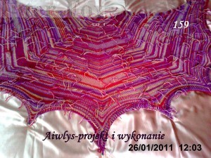 Chusta "Sylwia" . Projekt i wykonanie - Aiwlys  