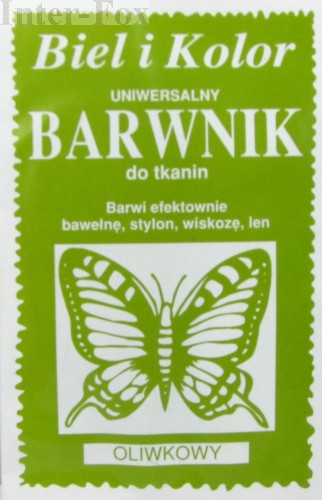 Barwnik do tkanin, uniwersalny kolor oliwkowy