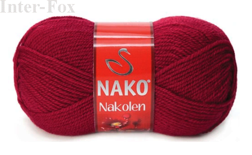 Włóczka Nakolen kolor 3630 wiśnia.png