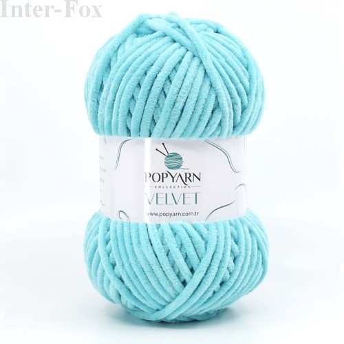 Włóczka Velvet B027 - jasny turkus.jpg