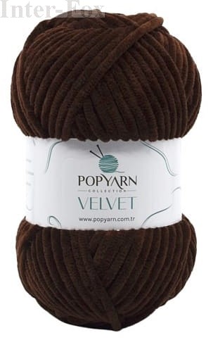 Włóczka Velvet B011 brązowy.jpg