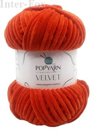 Włóczka Velvet B030  pomaranczowy,dynia.jpg