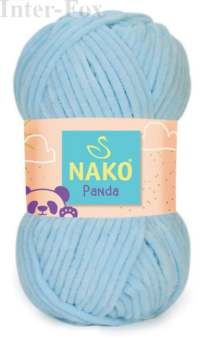 Włóczka Chenille Panda kolor 3082 błękit.png