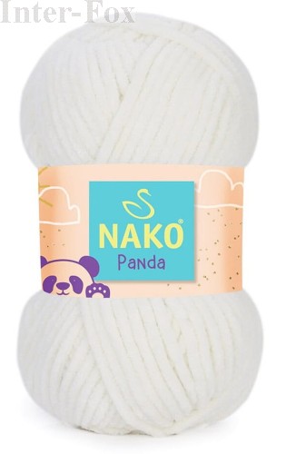 Włóczka Chenille Panda kolor 3081 super biały.jpg