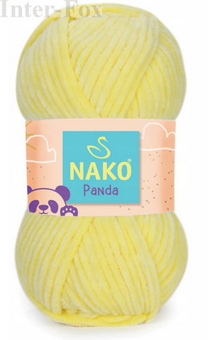 Włóczka Chenille Panda kolor 3093 cytryna.png