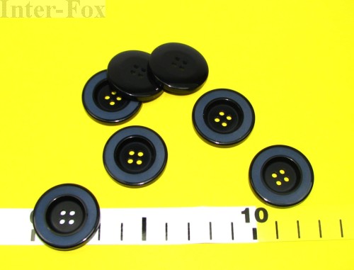  Guzik (GPŁ3 m30 ) płaski, w kolorze granatowym