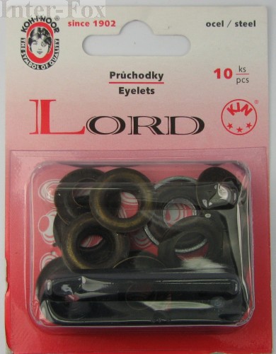 Oczka metalowe (8) kolor stary mosiądz