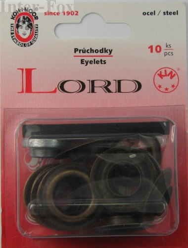  Oczka metalowe (12) kolor stary mosiądz 