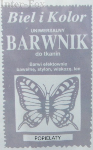 Barwnik do tkanin, uniwersalny kolor popielaty