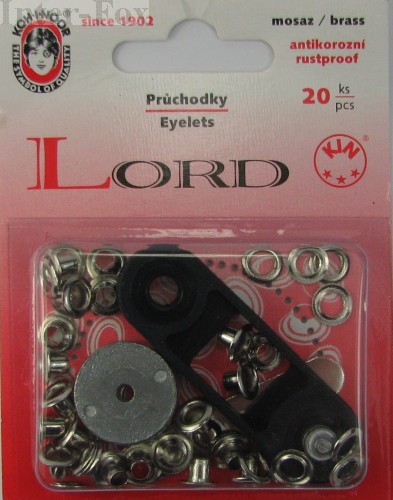 Oczka metalowe (4) kolor złoty