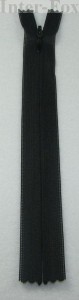 Zamek kryty stały w kolorze czarnym  40 cm