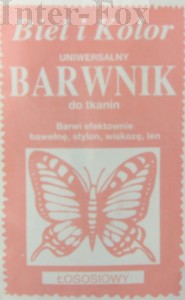 Barwnik do tkanin, uniwersalny kolor łososiowy