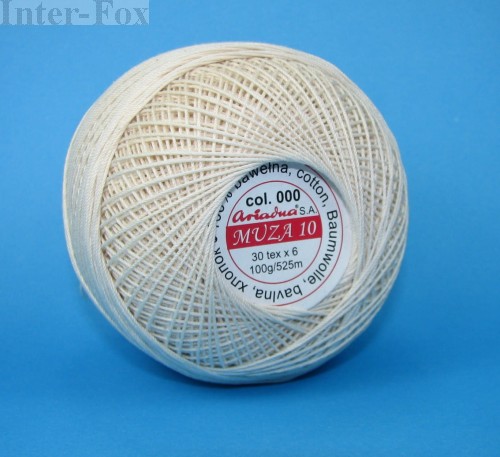 Kordonek Muza 10 col. 000 naturalny