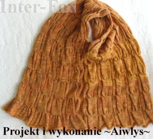 Szal . Projekt i wykonanie - Aiwlys