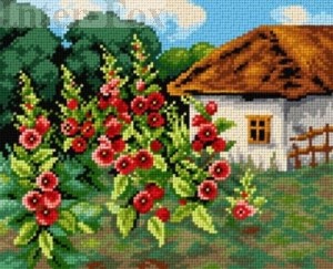 Kanwa 24 x 30 cm, 2461 Malwowy ogród.