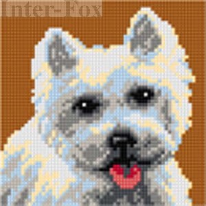 Kanwa 15 x 15 cm, 2722 West Highland White Terrier.