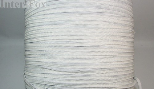 Guma do maseczek płaska 4mm kolor biały.JPG