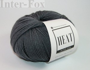 Heat  Superwash, kolor 097 ciemno szary