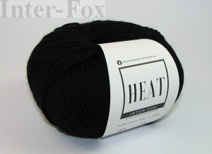 Heat  Superwash, kolor 099 czarny